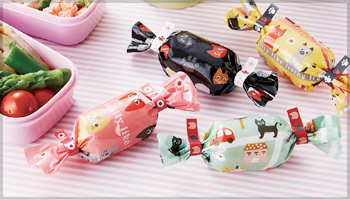 Torune Condiment Mayo Containers two set for Bento Lunch Box Mini Animal  Friends and Dot Border Total 8 cups